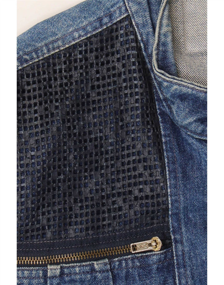 Vintage Mens Denim Jacket UK 40 Large Blue