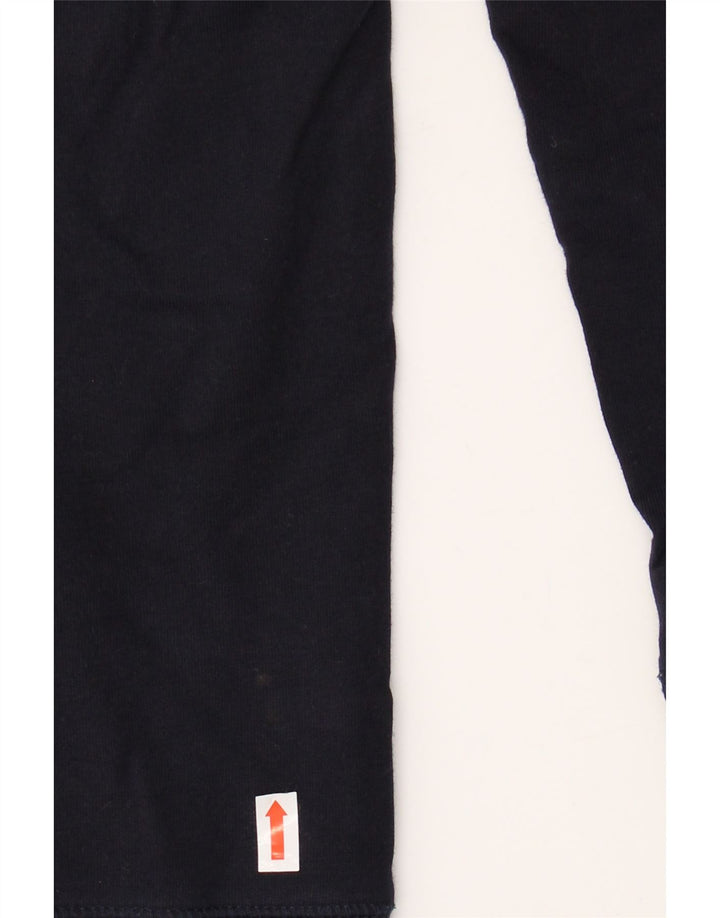 PEPE JEANS Womens Tracksuit Trousers UK 14 Medium Navy Blue Cotton