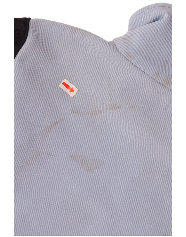 KAPPA Womens Tracksuit Top Jacket UK 14 Medium Blue Colourblock Polyester