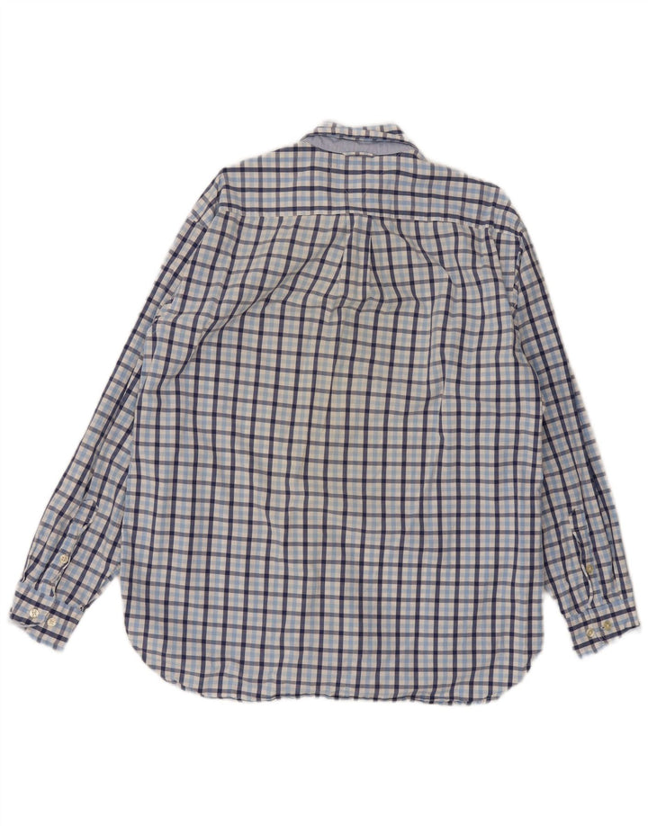 Tommy Hilfiger Mens Regular Fit Shirt Large Blue Gingham