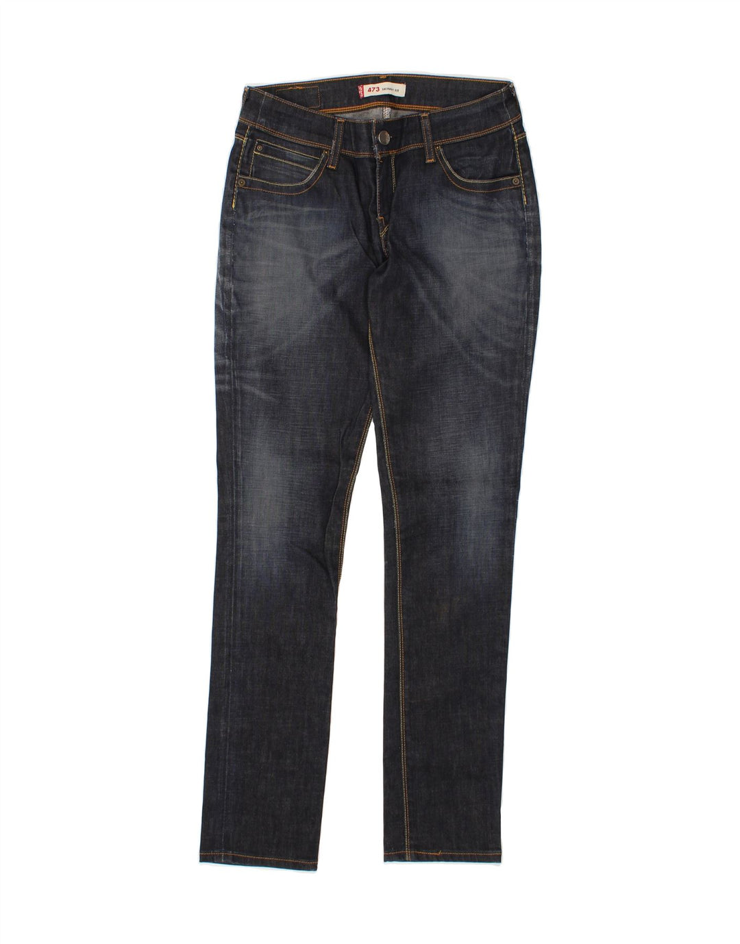 LEVI'S Womens 473 Skinny Jeans W30 L32 Blue Polyester Vintage Levi's and Second-Hand Levi's from Messina Hembry 