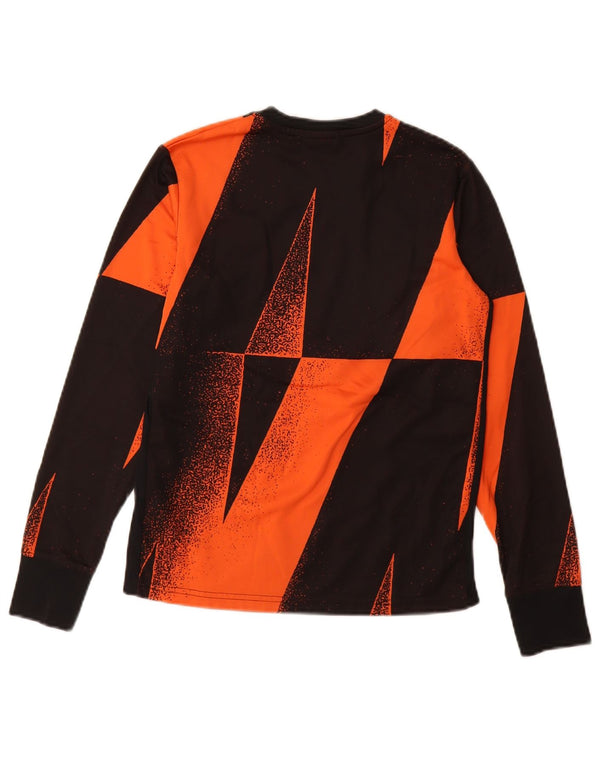 Nike Boys Chelsea FC Top Long Sleeve 10-11 Years Medium Orange Geometric