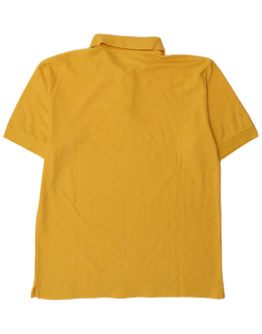 Fila Mens Polo Shirt IT 50 Medium Yellow Cotton