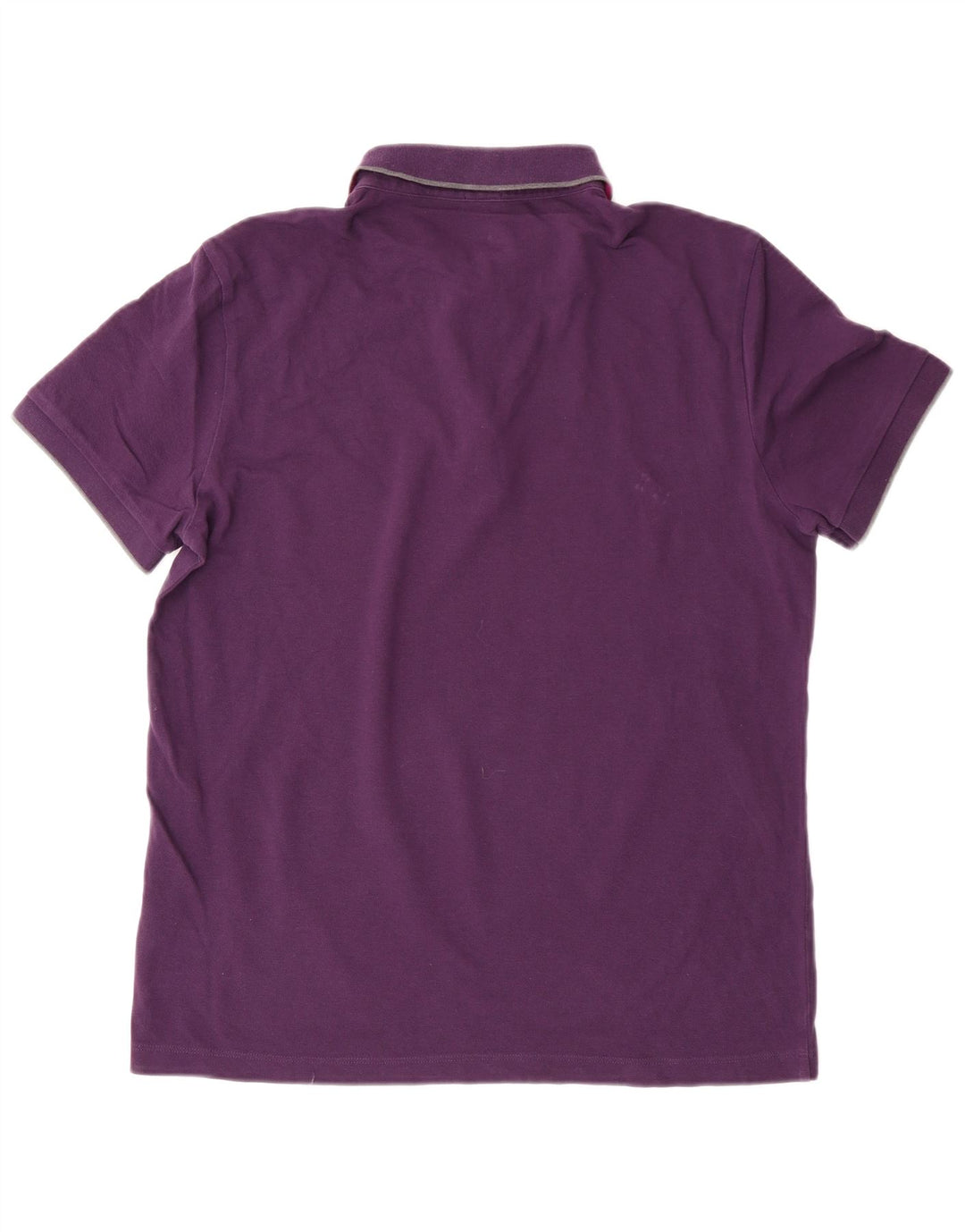 Hugo Boss Mens Regular Fit Polo Shirt Large Purple Cotton