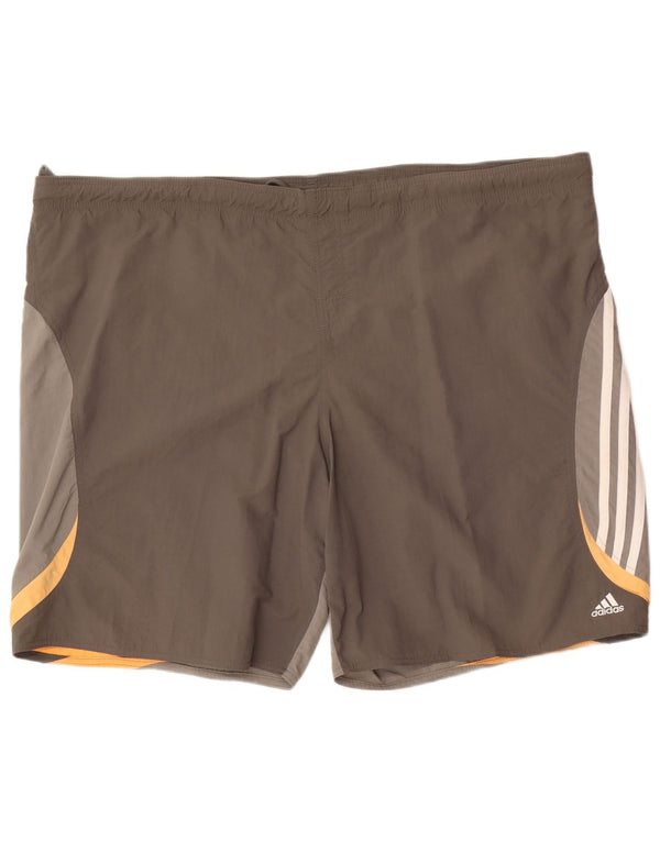 Adidas Mens Swimming Shorts 2XL  Grey Colourblock Nylon