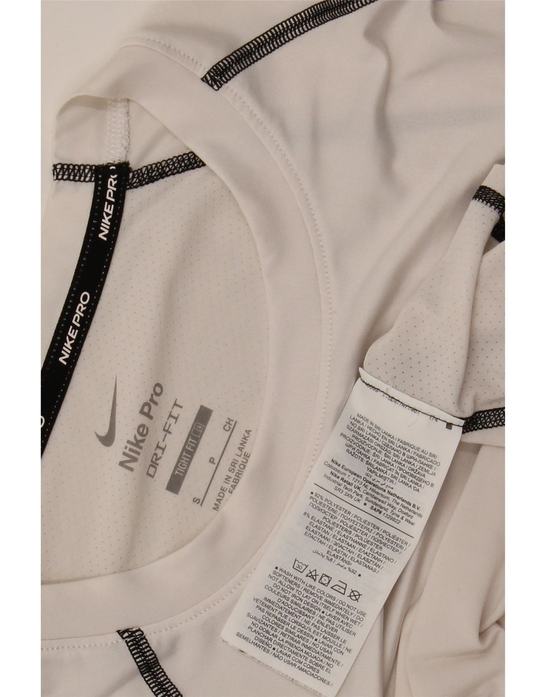 Nike Mens Dri Fit Graphic T-Shirt Top Small White Polyester