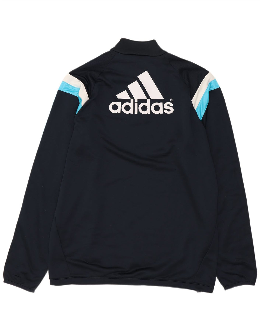 Adidas Mens Chelsea FC Graphic Pullover Tracksuit Top Medium Navy Blue