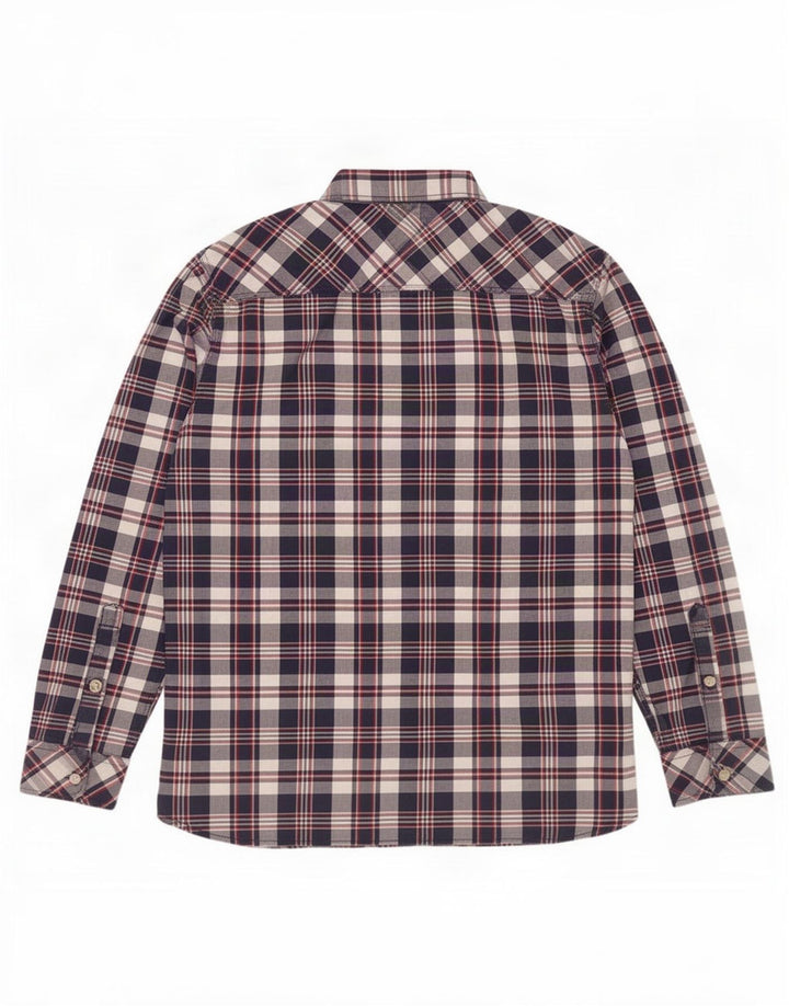 Tommy Hilfiger Mens Shirt Medium Navy Blue Check