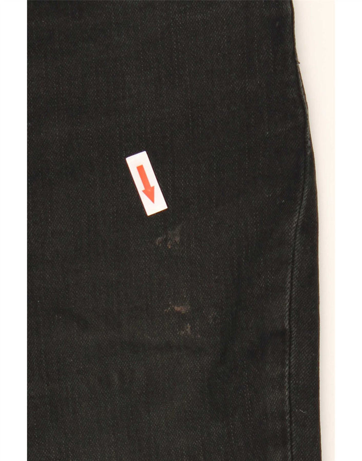 Levi's Mens Cropped Jeans W36 L25 Black Cotton