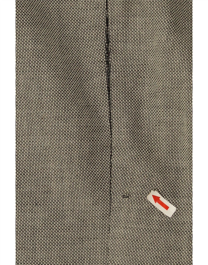 Hugo Boss Mens 2 Button Blazer Jacket EU 46 Small Grey Virgin Wool