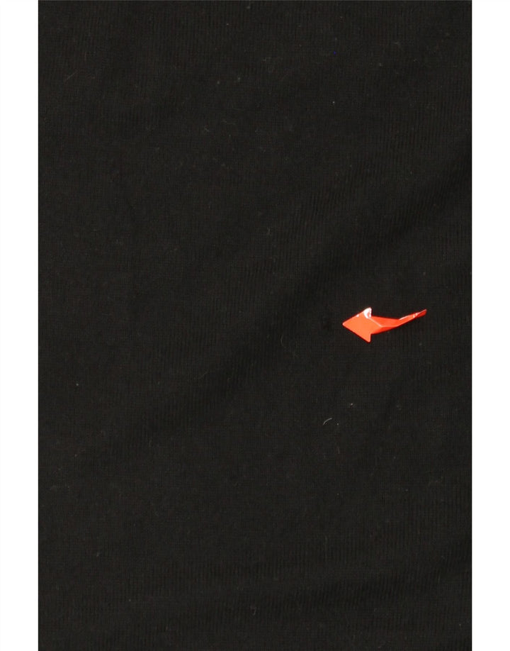 ARMANI EXCHANGE Mens Crew Neck Jumper Sweater UK 10 Small Black