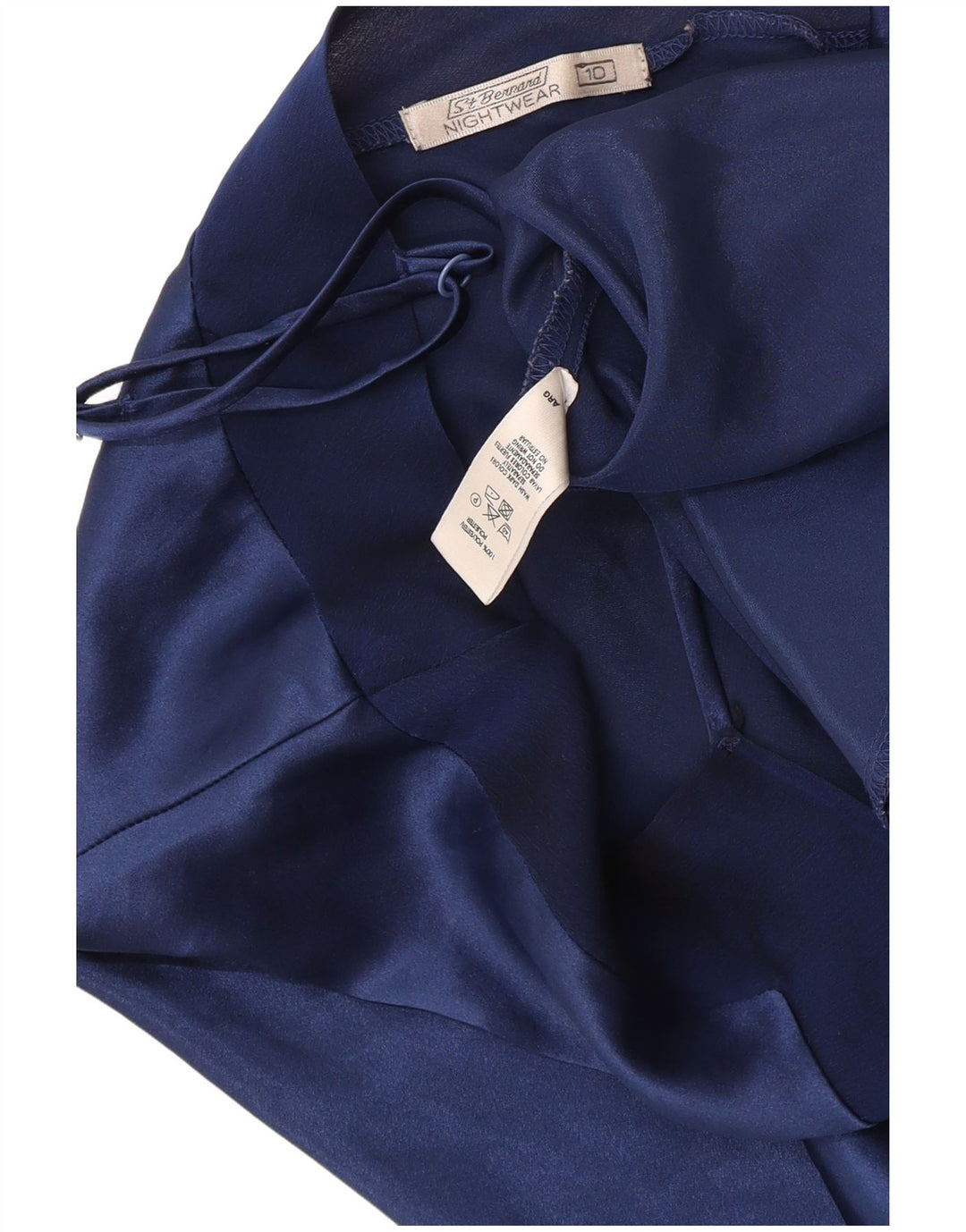 St. Bernard Womens Slip Dress UK 10 Small Navy Blue Polyester