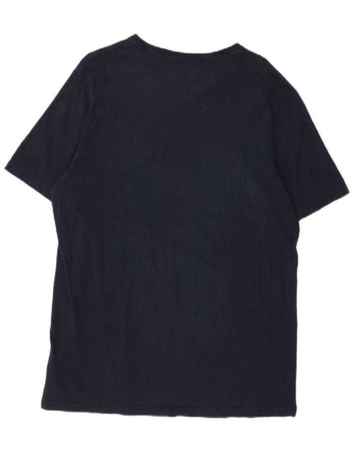 CONVERSE Mens T-Shirt Top XL Navy Blue Cotton