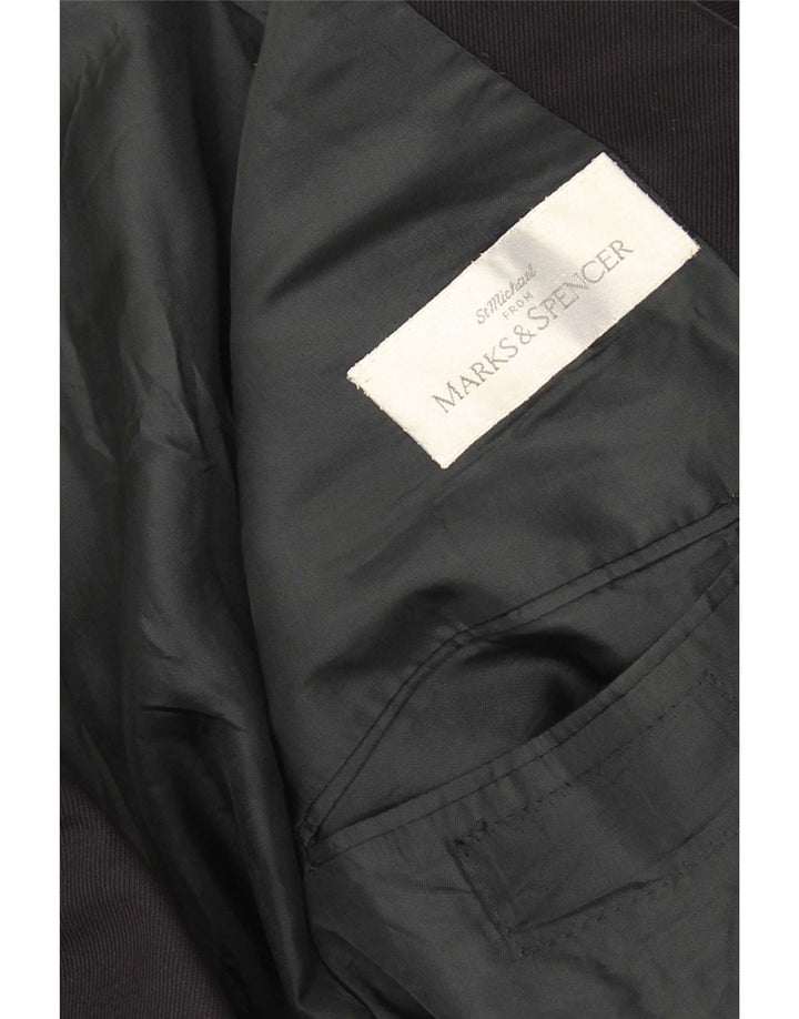 Marks & Spencer Mens St. Michael Blazer Jacket UK 40 Large Black