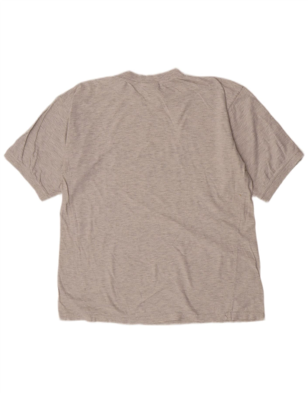 Reebok Mens Graphic T-Shirt Top Medium Grey Flecked Cotton