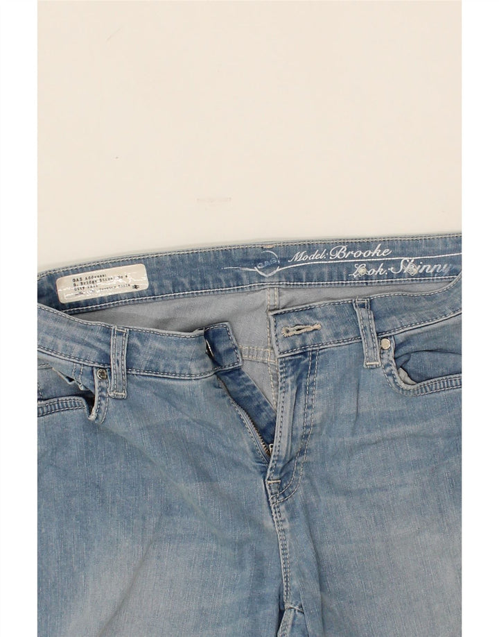 GAS Womens Skinny Denim Shorts W28 Medium Blue Vintage Gas and Second-Hand Gas from Messina Hembry 