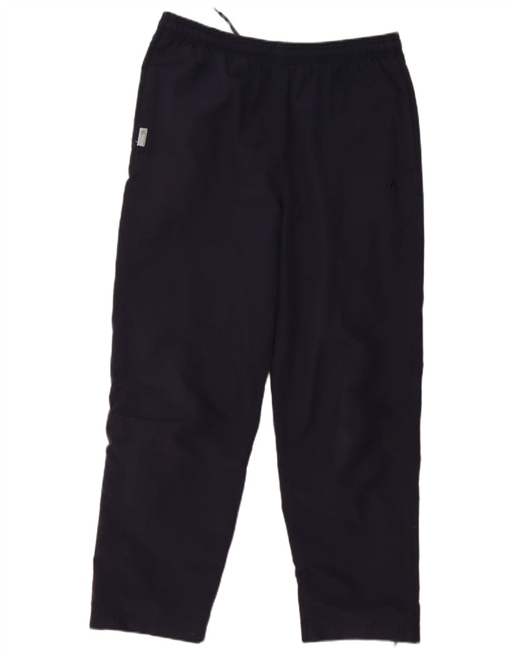 Adidas Womens Tracksuit Trousers UK 16 Large Navy Blue Polyester