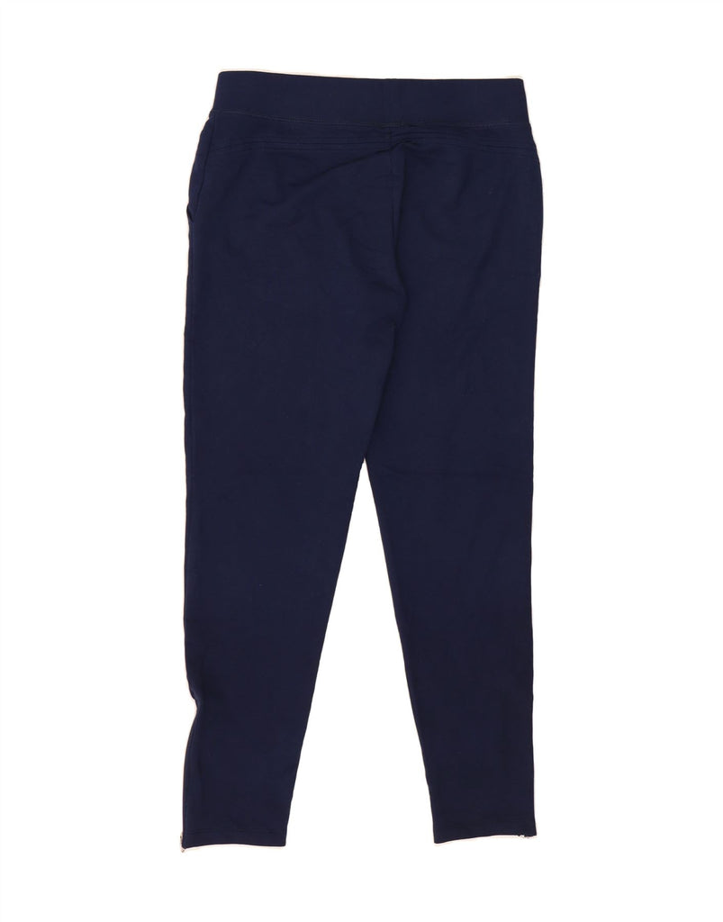 RALPH LAUREN Womens Tracksuit Trousers UK 10 Small  Navy Blue Cotton Vintage Ralph Lauren and Second-Hand Ralph Lauren from Messina Hembry 