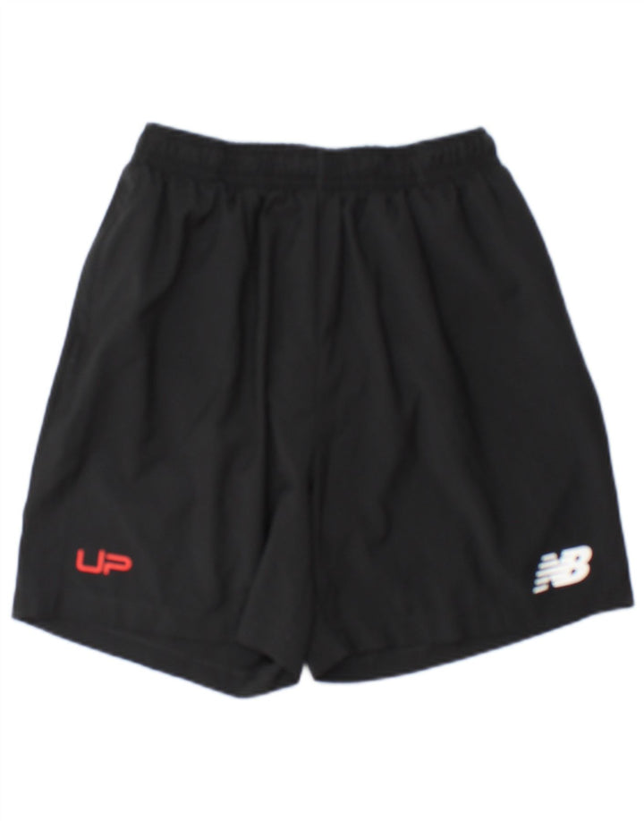 New Balance Mens Graphic Sport Shorts Large  Black Polyester