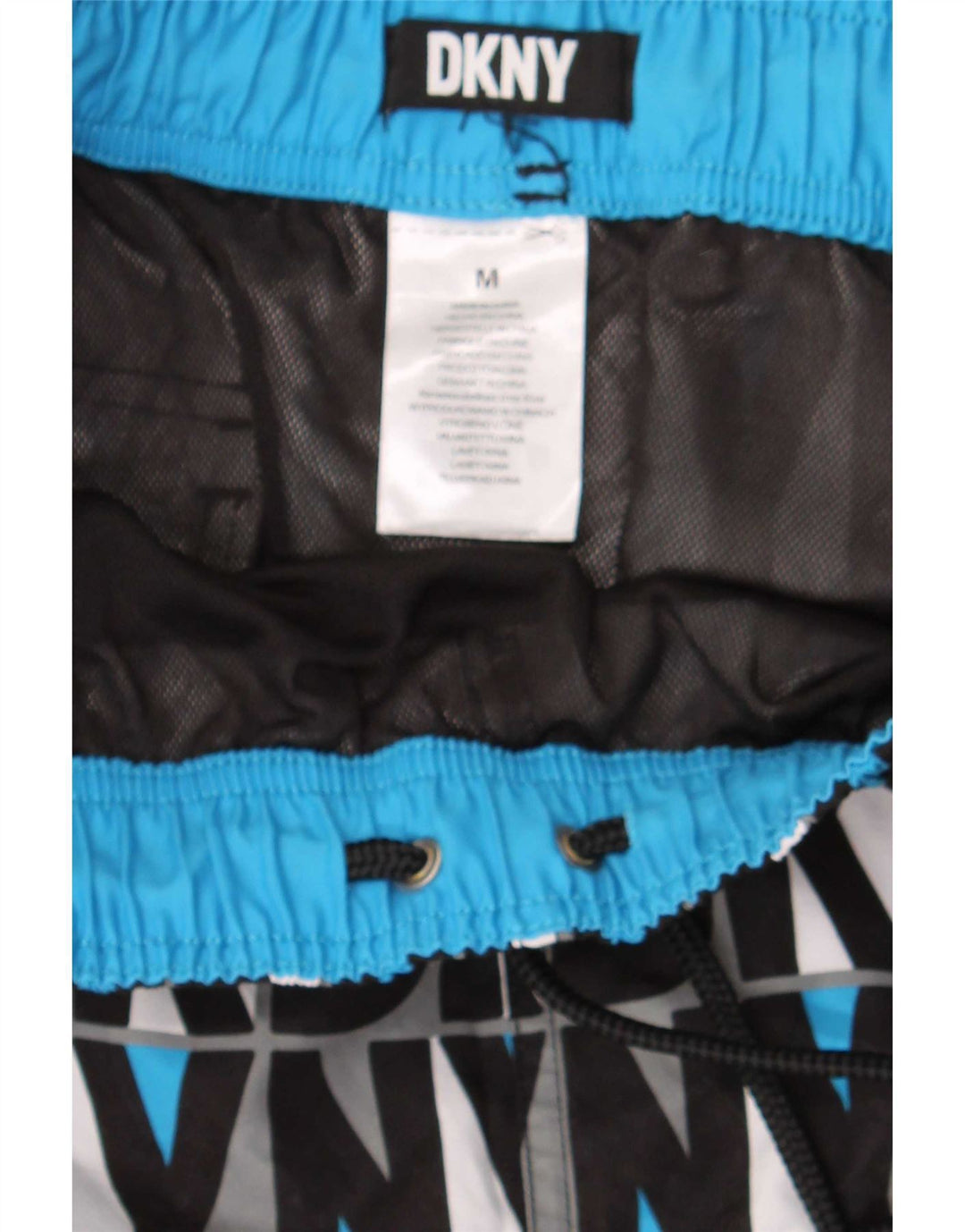 Dkny Mens Graphic Swimming Shorts Medium  Multicoloured Polyester