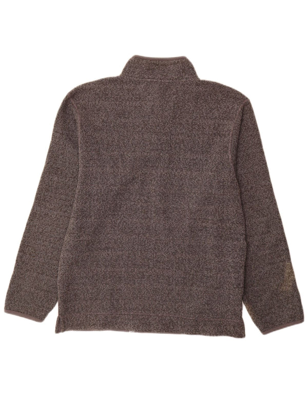 Weird Fish Mens Zip Neck Sweatshirt Jumper Medium Grey Polyester