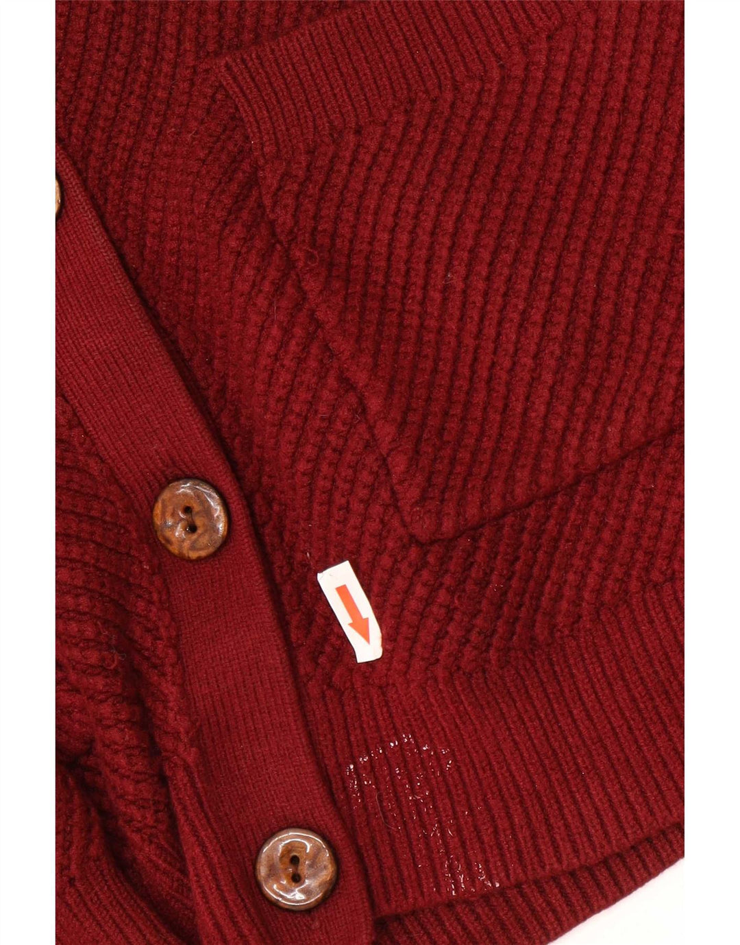 Marks & Spencer Womens Autograph Cardigan Sweater UK 12 Medium Red Viscose