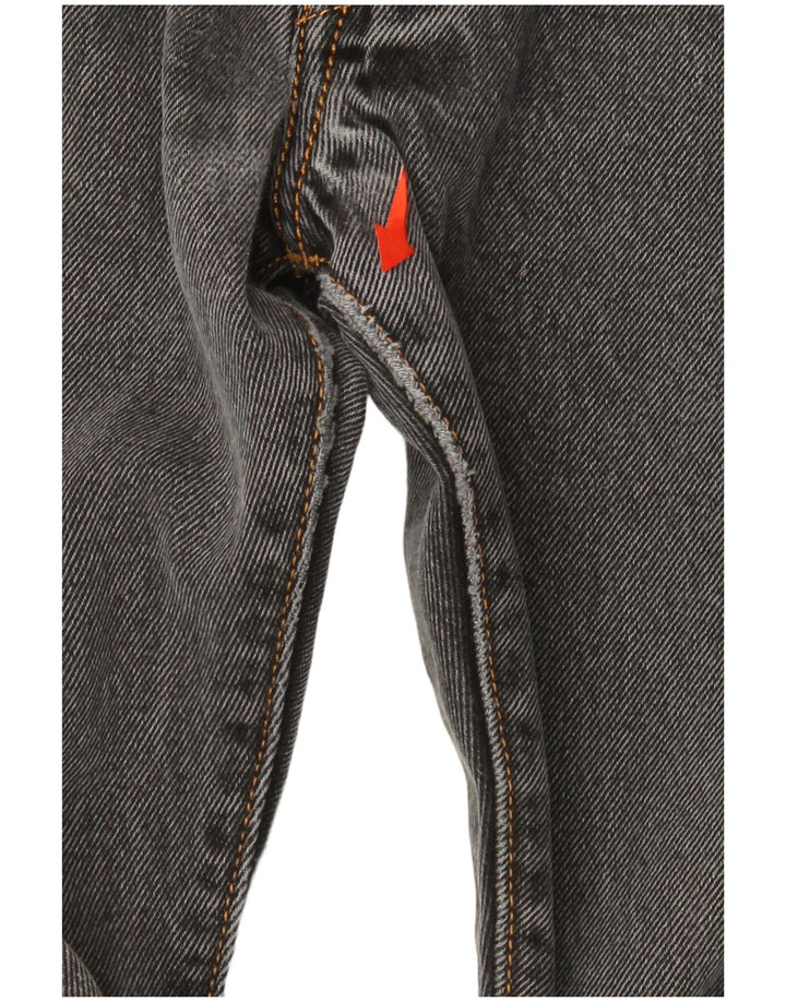 Levi's Mens 501 Straight Jeans W32 L32 Grey Cotton