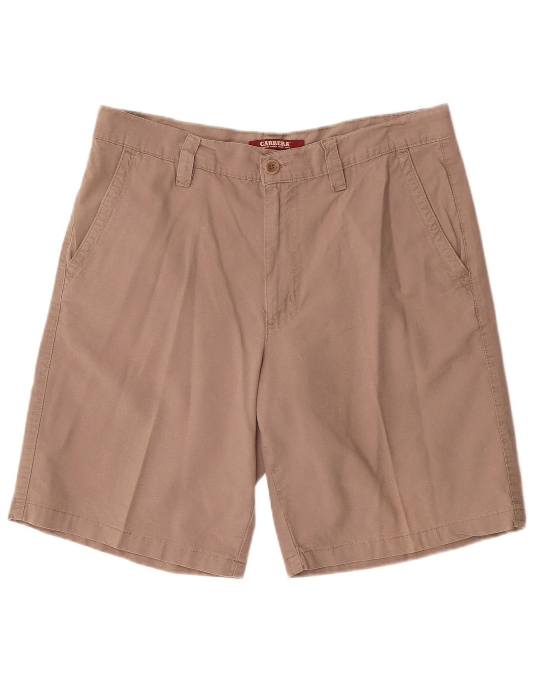 Carrera Mens Chino Shorts W36 Large  Beige Cotton