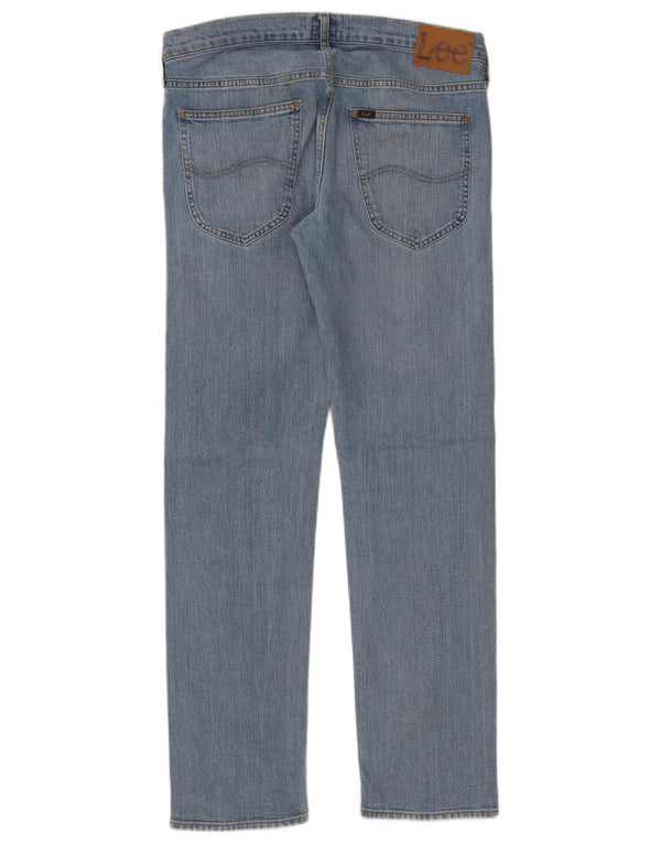 Lee Mens Daren Zip Fly Slim Jeans W32 L32 Blue Cotton