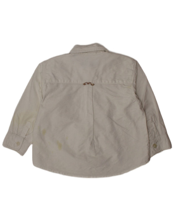 BURBERRY Baby Boys Shirt 18-24 Months White Cotton