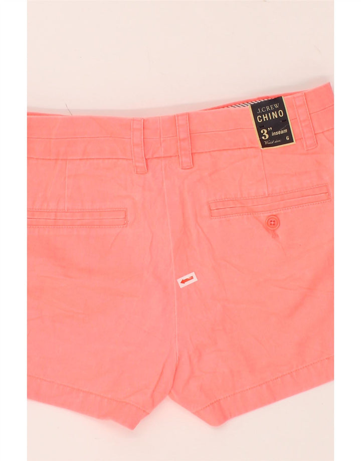 J. CREW Womens Chino Shorts US 6 Medium W32  Pink Cotton Vintage J. Crew and Second-Hand J. Crew from Messina Hembry 