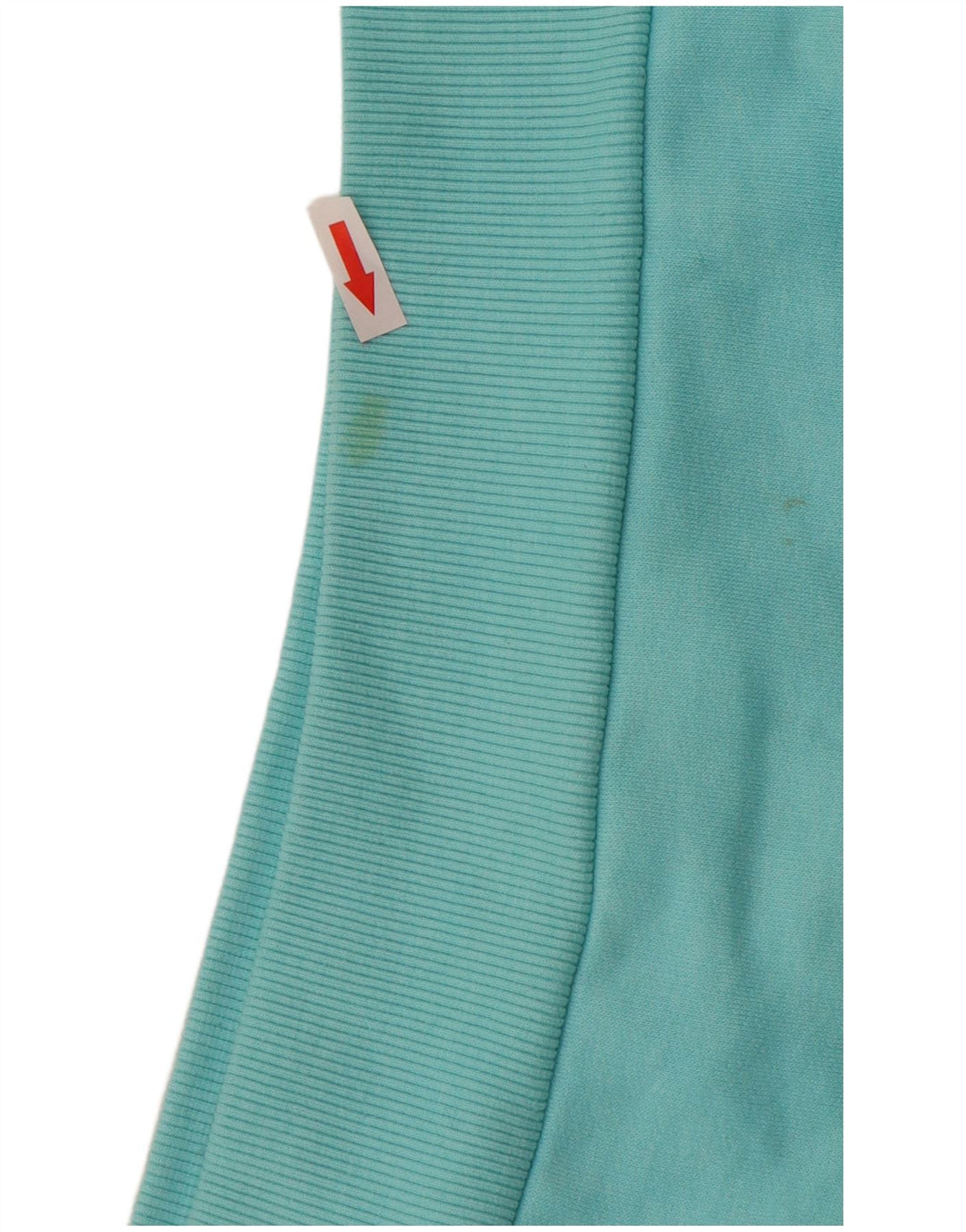 WEIRD FISH Womens Graphic Hoodie Jumper UK 10 Small Turquoise Cotton