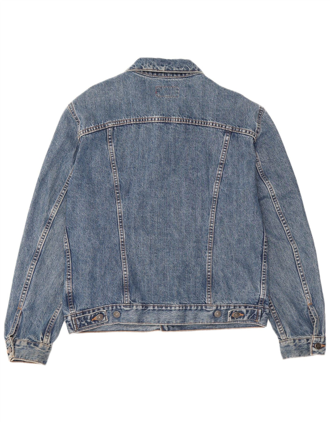 Carrera Mens Denim Jacket UK 40 Large Blue Cotton