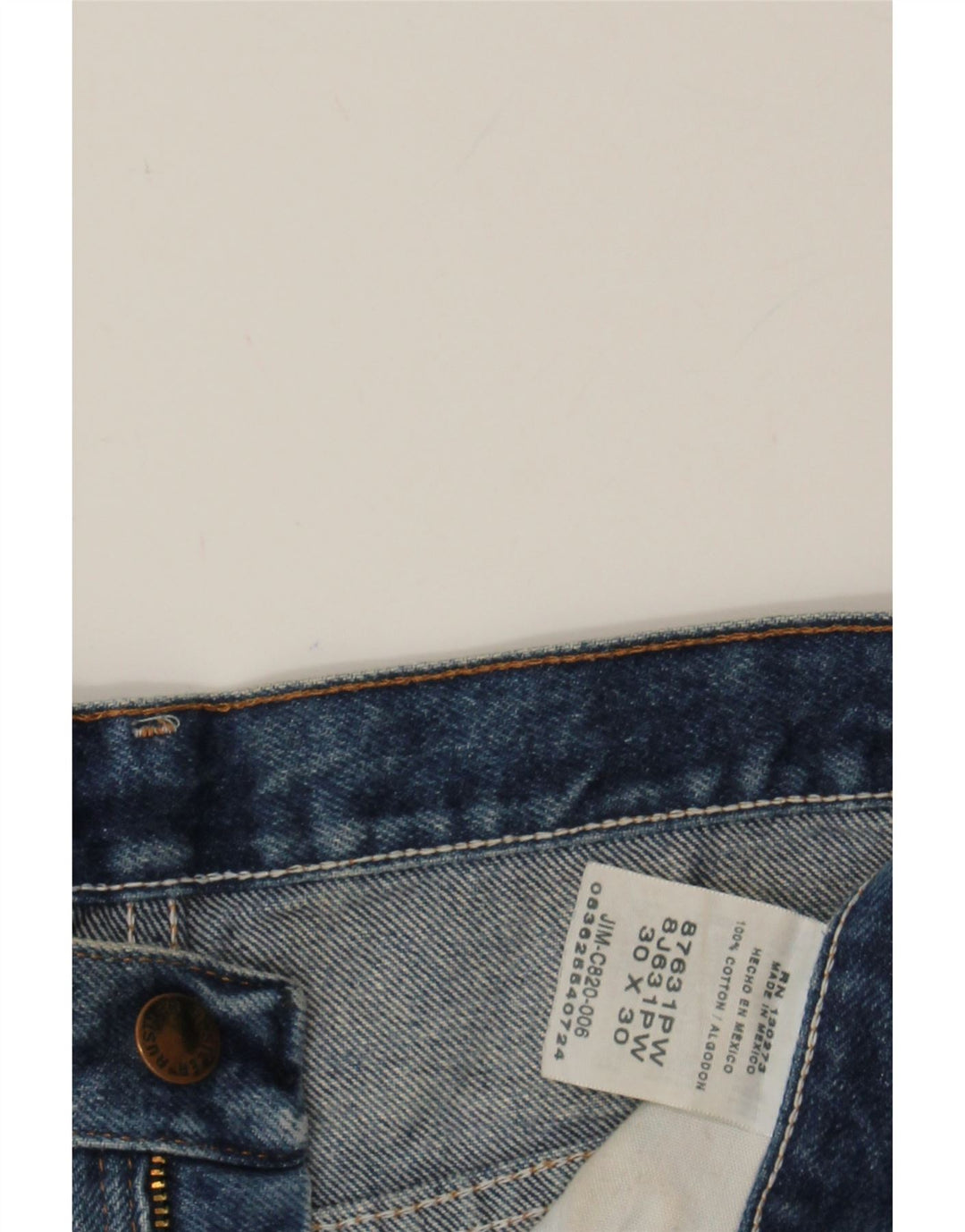 RUSTLER Womens High Waist Denim Shorts W30 Medium Blue Cotton Vintage Rustler and Second-Hand Rustler from Messina Hembry 
