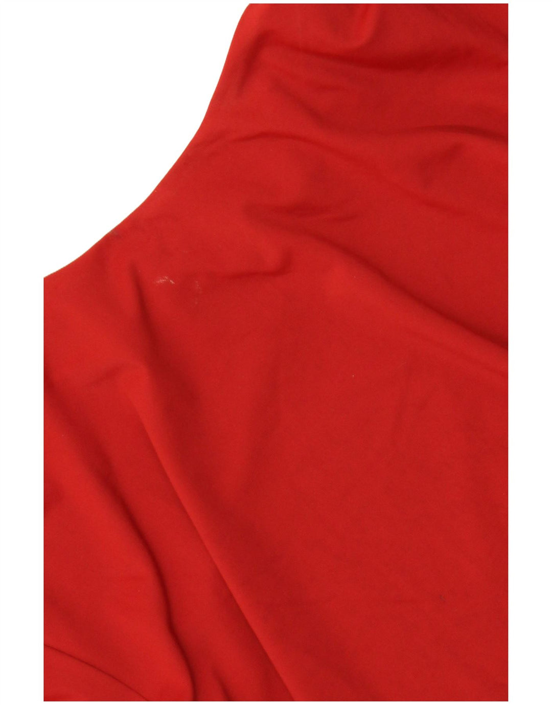 Zara Womens Crop Top Long Sleeve UK 8 Small Red Polyamide