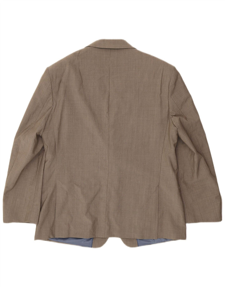 Marks & Spencer Mens 2 Button Blazer Jacket UK 44 XL Grey Wool