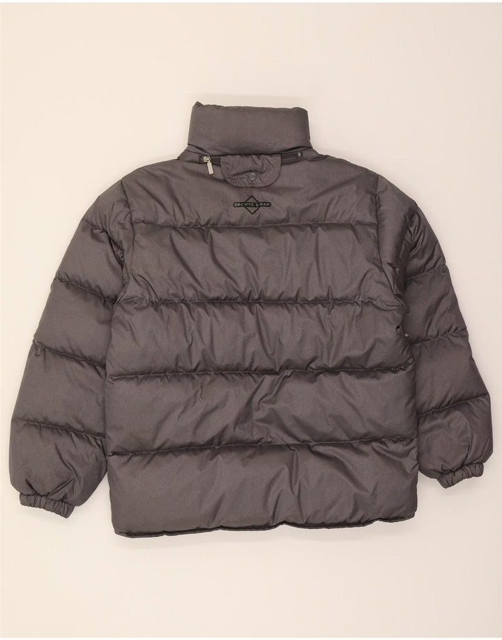 VINTAGE Mens Padded Jacket EU 40 Large Grey Nylon Vintage Vintage and Second-Hand Vintage from Messina Hembry 