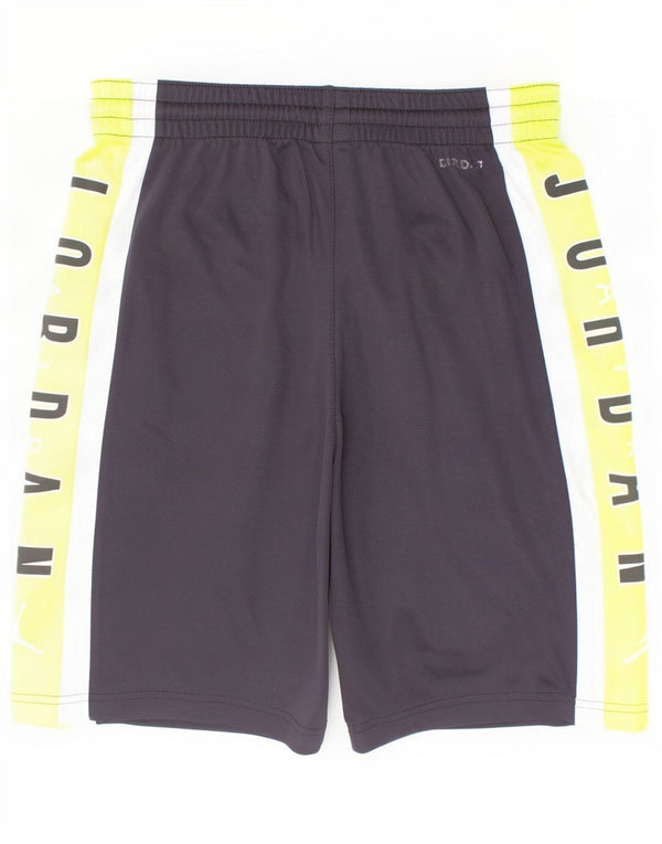 Jordan Boys Dri Fit Sport Shorts 12-13 Years Large Black Colourblock