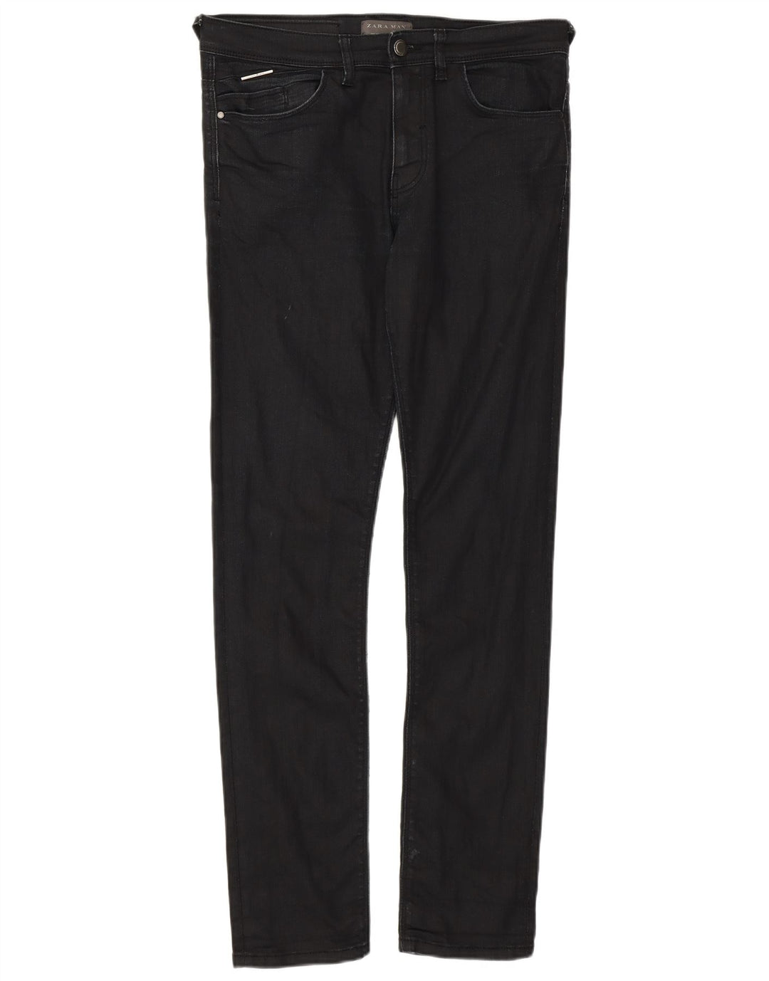 ZARA Mens Skinny Jeans EU 40 Medium W31 L30 Black Cotton