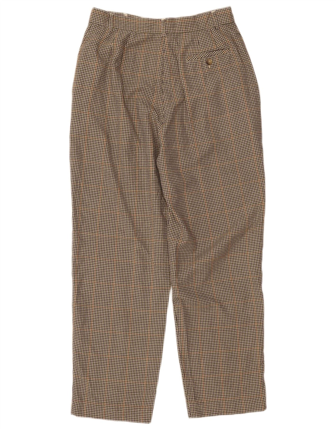 Izod Womens Loose Fit Casual Trousers US 12 Large W30 L28 Beige Polyester