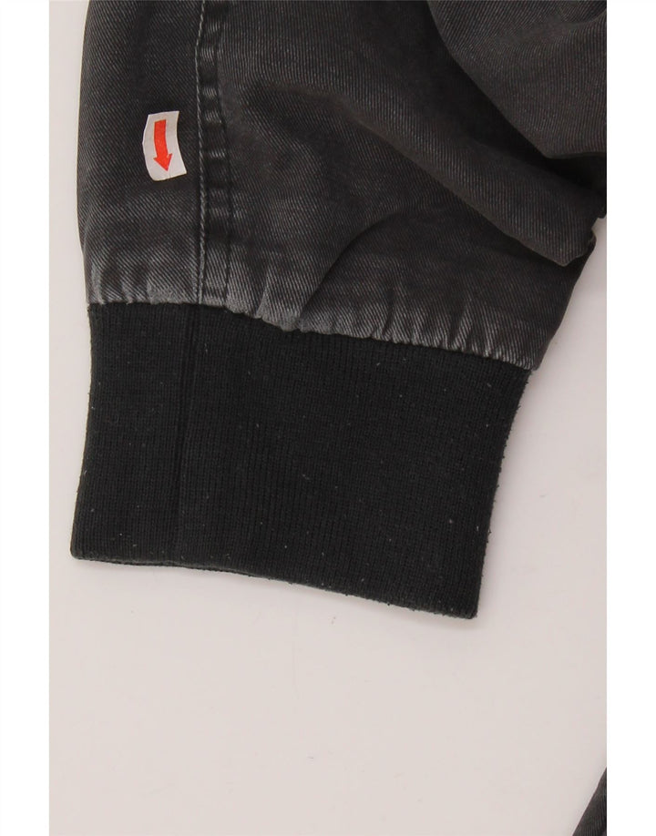 RIP CURL Mens Zip Hoodie Sweater Small Black