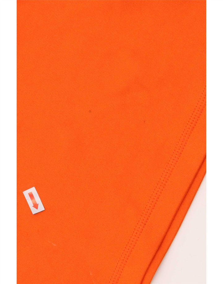 Adidas Mens Climalite T-Shirt Top Medium Orange Polyester