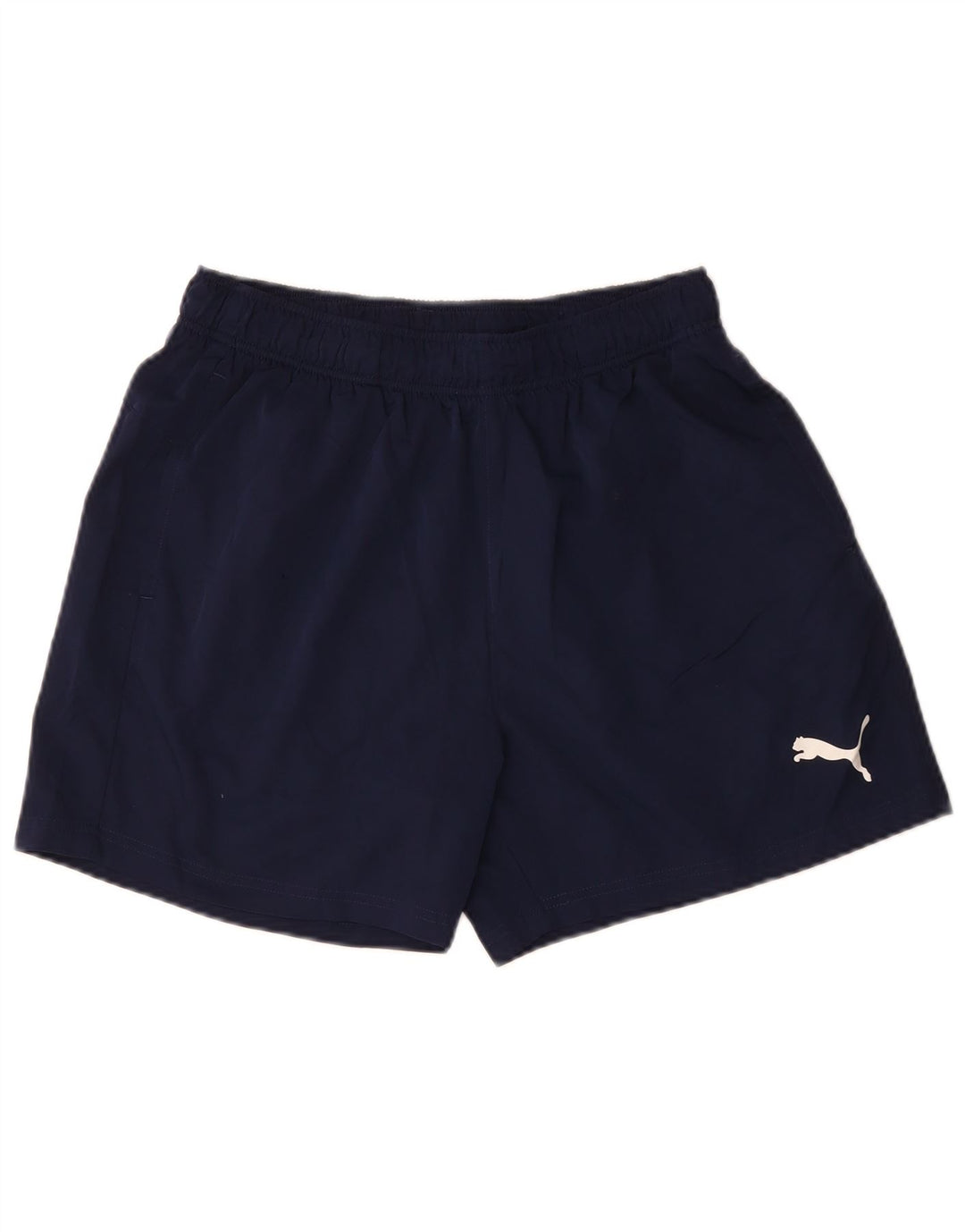 Puma Mens Sport Shorts Large Navy Blue Polyester
