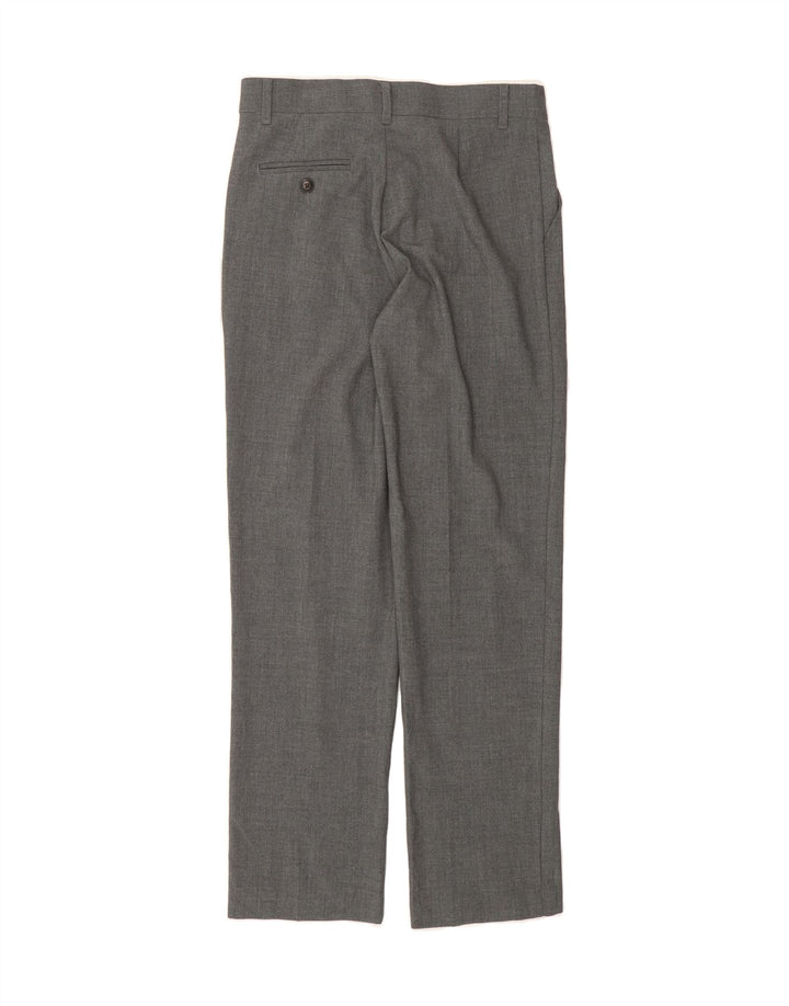 CHAPS Boys Straight Suit Trousers 13-14 Years W28 L29 Grey Polyester Vintage Chaps and Second-Hand Chaps from Messina Hembry 