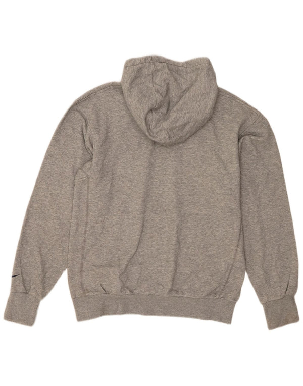 Nike Mens Utah Jazz Graphic Hoodie Jumper Small Grey Flecked Cotton
