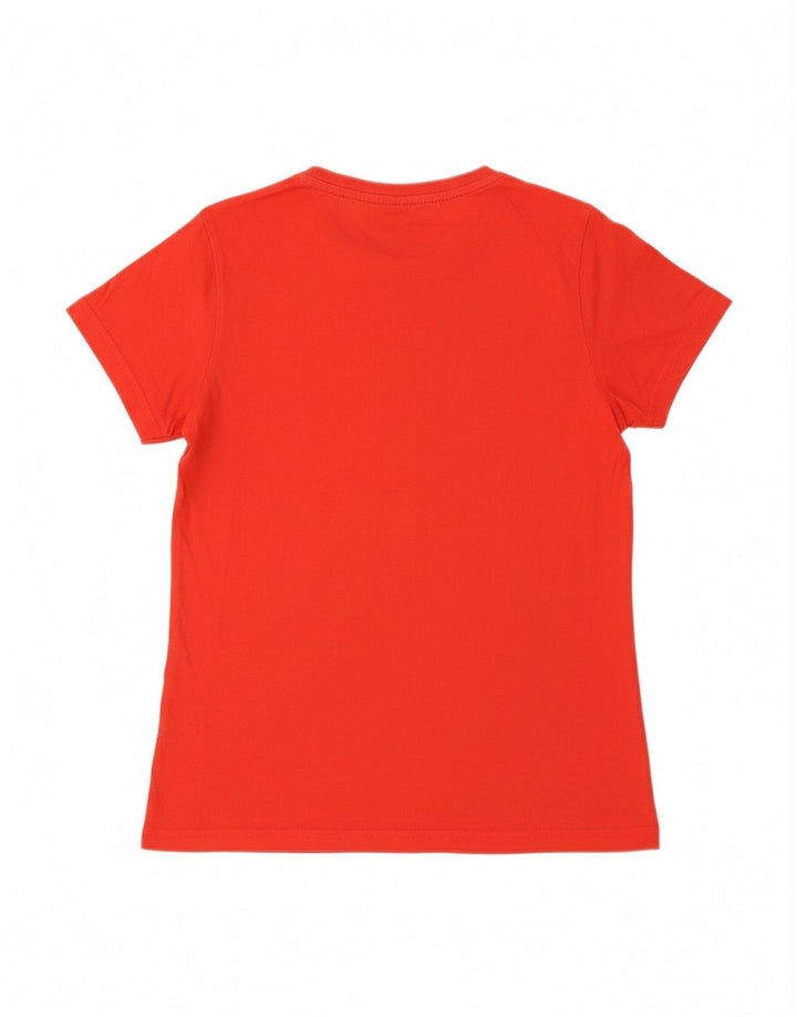 PUMA Womens Graphic T-Shirt Top UK 14 Medium Red