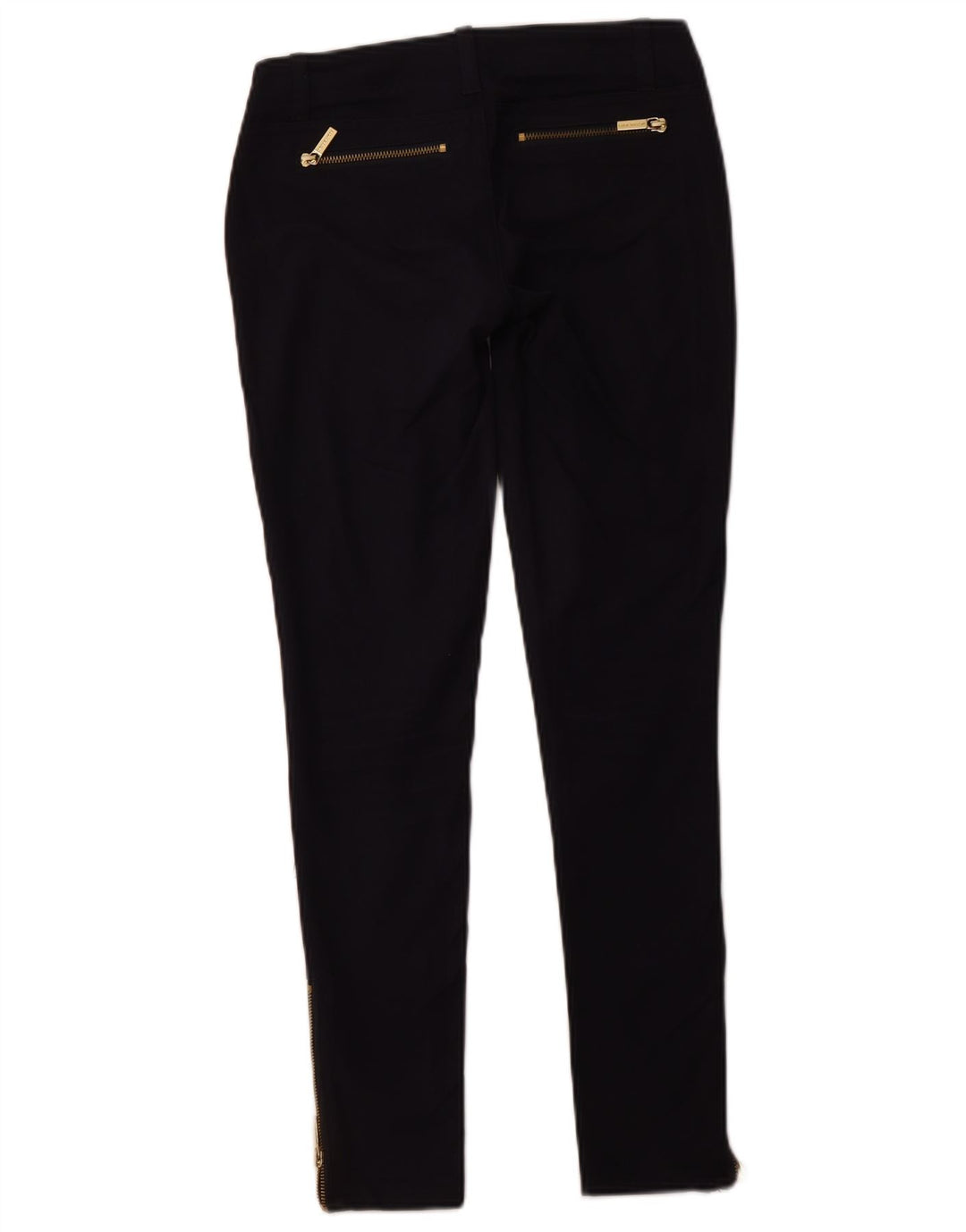 MICHAEL KORS Womens Skinny Casual Trousers US 00 2XS W26 L28 Navy Blue