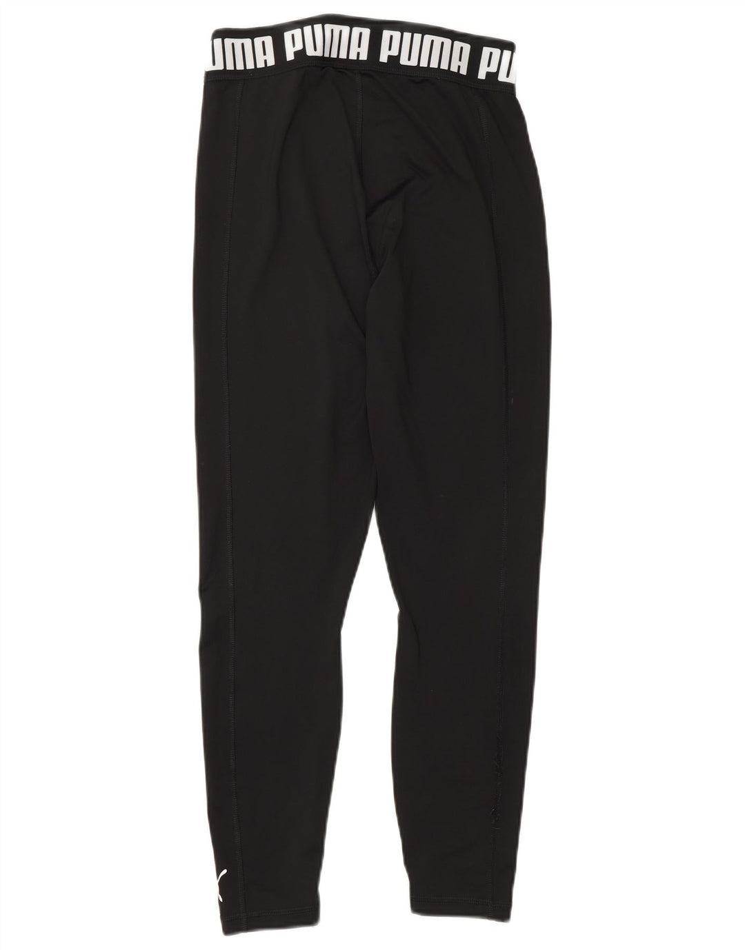 PUMA Womens Graphic Leggings UK 10 Small  Black Polyester