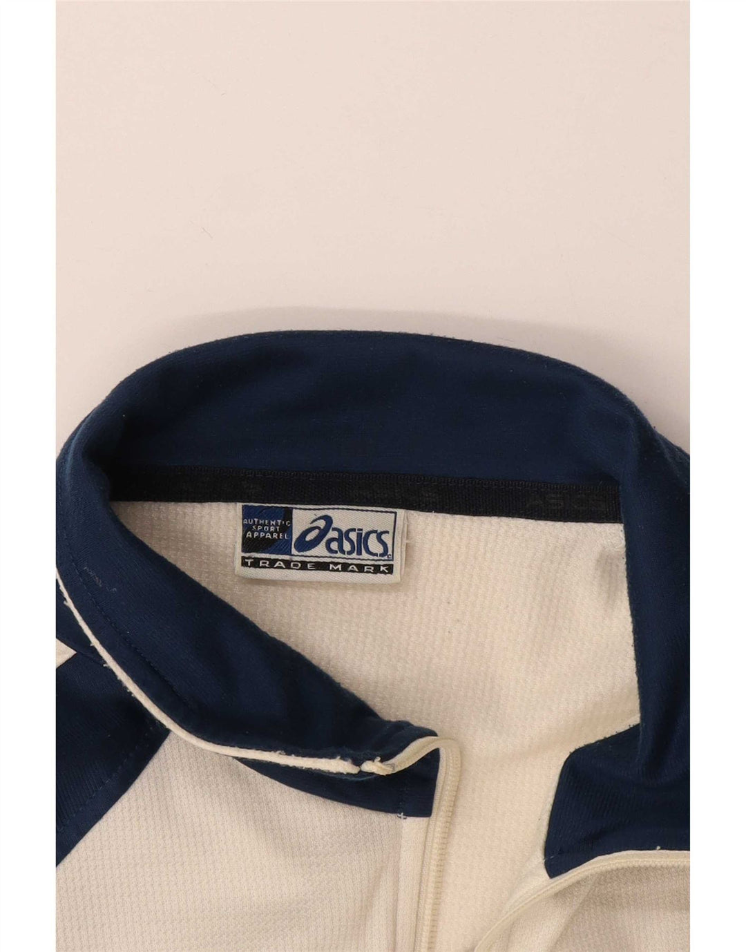 Asics Womens Tracksuit Top Jacket UK 18 XL White Colourblock