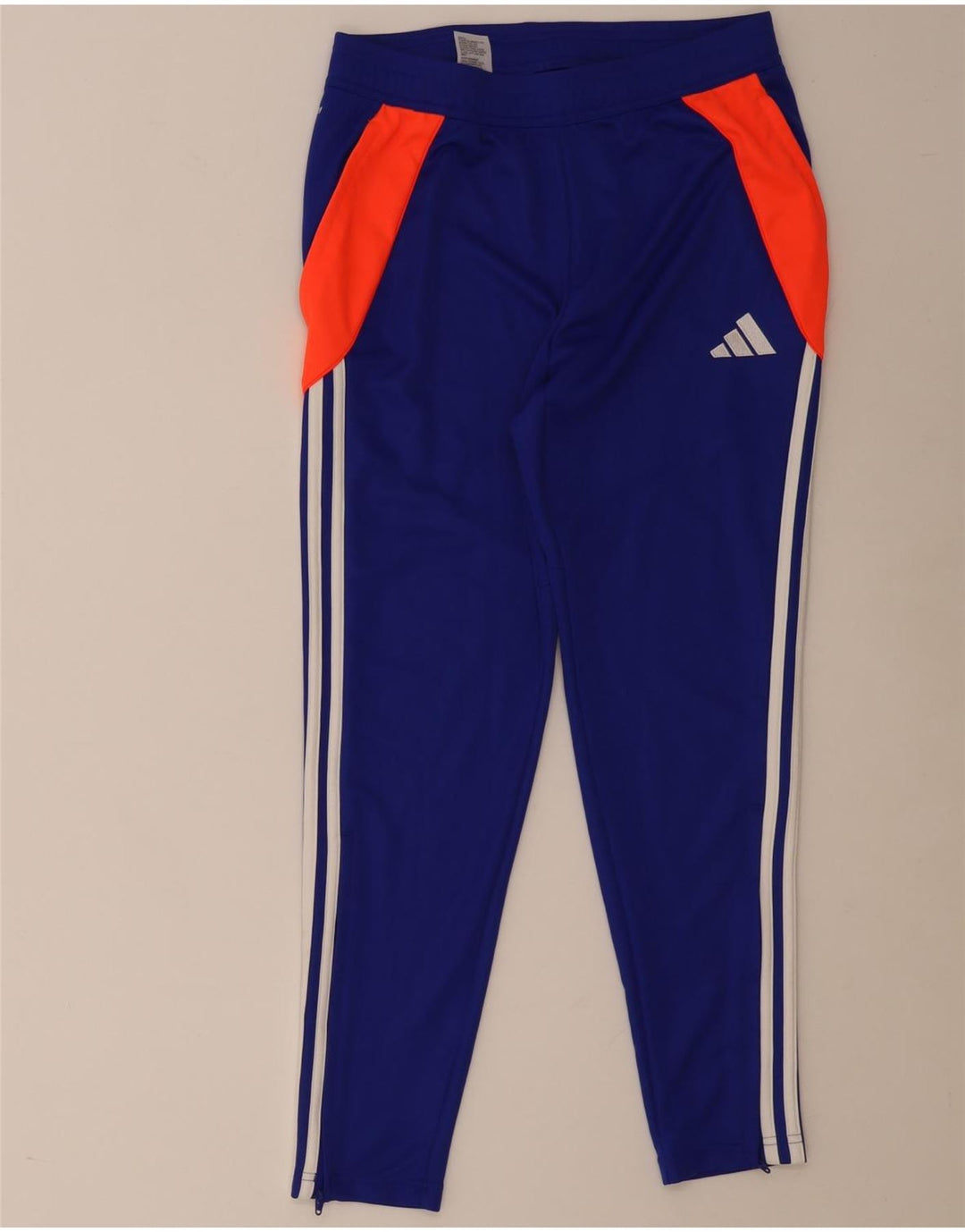 Adidas Mens Aeroready Tracksuit Trousers Medium Blue Colourblock Polyester